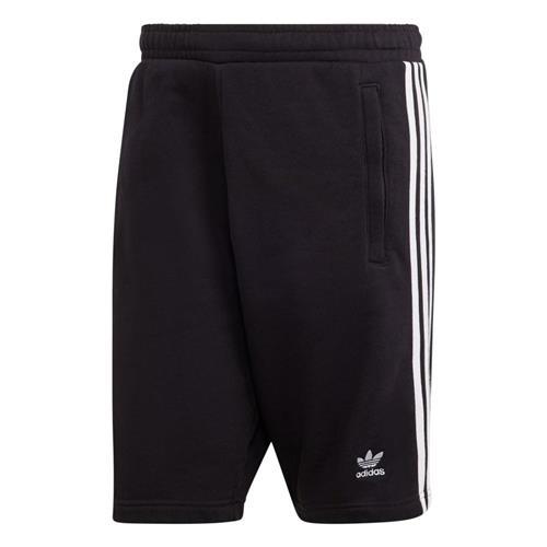 【下殺】Adidas 短褲 男裝 拉鍊口袋 棉 黑【運動世界】IA6351