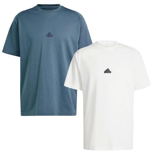 【下殺】Adidas 短袖上衣 男裝 Z.N.E 棉 灰綠/白【運動世界】IS8358/IN7097
