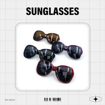 【GUGA】偏光太陽眼鏡 華麗鑲邊雕花款 抗UV400 100%紫外線 墨鏡 太陽眼鏡 出遊逛街搭配