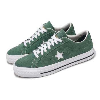 Converse 休閒鞋 One Star Pro 男鞋 女鞋 綠 白 麂皮 經典 情侶鞋 A07618C