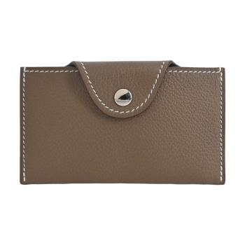 Hermes 愛馬仕 Iliade Evercolor 小牛皮卡夾(18大象灰)