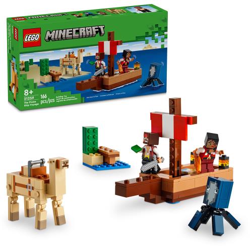 LEGO樂高積木 21259 202406 Minecraft 系列 - The Pirate Ship Voyage
