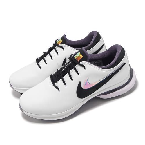 Nike 高爾夫球鞋 Air ZM Victory TR 3 NRG M24 男鞋 寬楦 白 黑 緩衝 皮革 FV5290-100