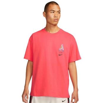 【下殺】Nike 短袖上衣 男裝 籃球 純棉 珊瑚紅【運動世界】FJ2320-850