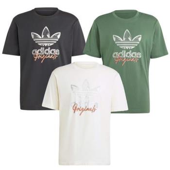 Adidas 短袖上衣 男裝 純棉 黑/綠/白【運動世界】IS0227/IS0228/IS2910