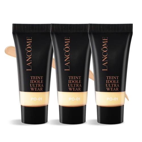 LANCOME 蘭蔻 零粉感超持久粉底 SPF48/PA++(5ml)X3#PO-01