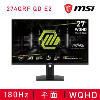 【MSI 微星】MAG 274QRF QD E2 電競螢幕