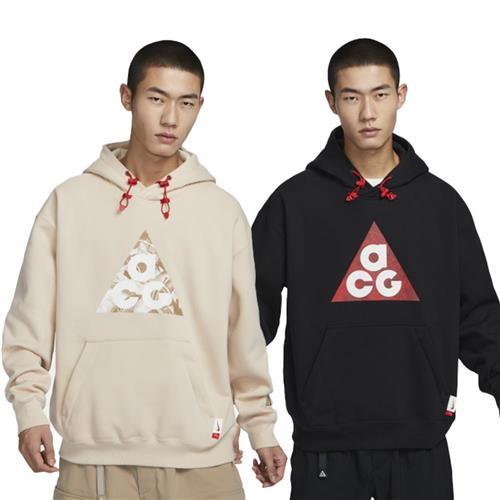 【下殺】Nike 男連帽長袖上衣 ACG CNY 刷毛 奶茶/黑【運動世界】FZ6193-126/FZ6193-010