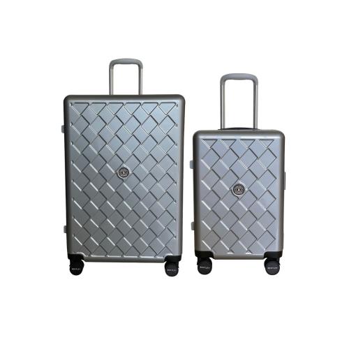 【BENTLEY】28吋+20吋 PC+ABS 75週年全球限量家徽旅行箱 二件組-銀
