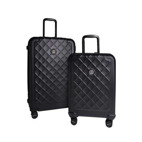 【BENTLEY】26吋+20吋 PC+ABS VIP限定家徽版防爆行李箱 二件組-黑