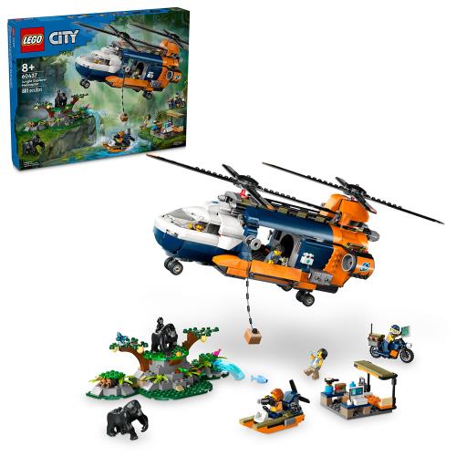LEGO樂高積木 60437 202406 城市系列 - 基地營的叢林探險家直升機