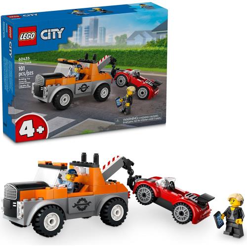 LEGO樂高積木 60435 202406 城市系列 - 拖吊車和跑車維修