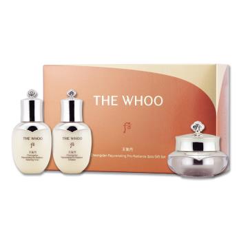 【WHOO 後】天氣丹PRO光耀美肌3件組（天氣丹PRO光耀重生水 25ML+重生乳 25ML+重生霜 10ML）