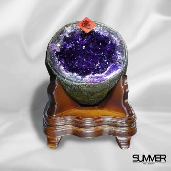 【SUMMER 寶石】烏拉圭5A聚寶錢袋紫晶洞 (隨機出貨)