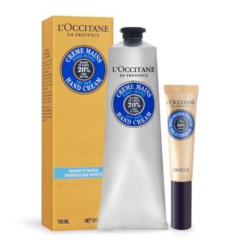 LOCCITANE 歐舒丹 乳油木手部修護組[指緣修護油+護手霜]