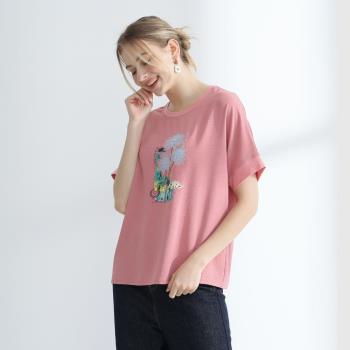 HsinGo琉璃花漾名品刺繡上衣組