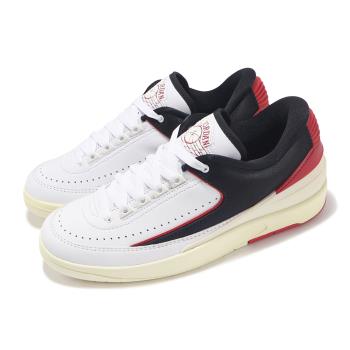 Nike 休閒鞋 Wmns Air Jordan 2 Retro Low 女鞋 白 黑 芝加哥 AJ2 FD4849-106