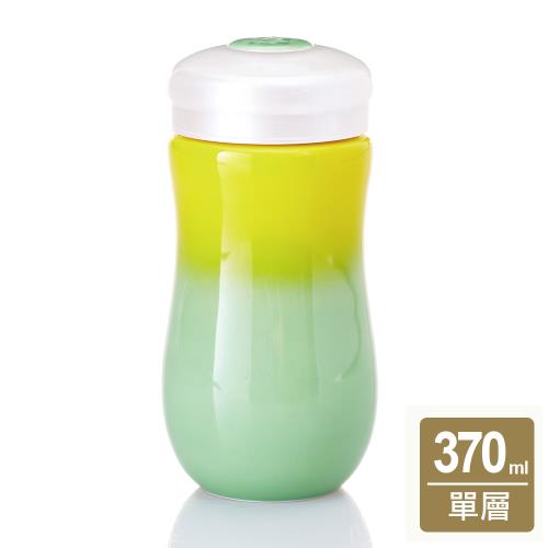 乾唐軒活瓷 | 甜心隨身杯 / 中 / 單層 / 黃綠色 370ml