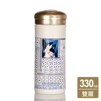 乾唐軒活瓷 | 幸運兔隨身杯 / 大 / 雙層 / 3色 330ml