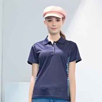 PAUL SAILING 視覺修身吸濕排汗短袖POLO衫-女