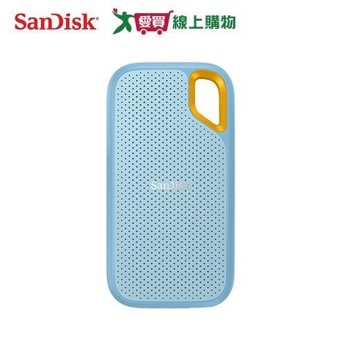 SanDisk E61 2TB 行動固態硬碟-天藍【愛買】