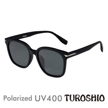 Turoshio太空尼龍偏光太陽眼鏡 金屬裝飾線經典款 霧面黑 J5213 C1