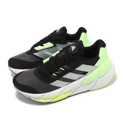 adidas 慢跑鞋 Adistar CS 2 M 男鞋 黑 綠 厚底 運動鞋 愛迪達 ID0367