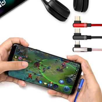 Xmart for SONY PS4 無線遊戲手把/遙控手把 專用90度電競USB充電線-120CM-2入