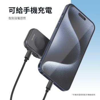 PHILIPS 飛利浦 黑金剛磁吸手錶救急行動電源 DLP1202Q