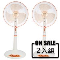  南亞16吋三段風速左右擺頭立扇(2入組) EF-1688