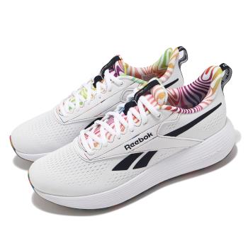 Reebok 休閒鞋 DMX Comfort + 男鞋 女鞋 白 彩 針織 動感氣墊 支撐 運動鞋 100074198