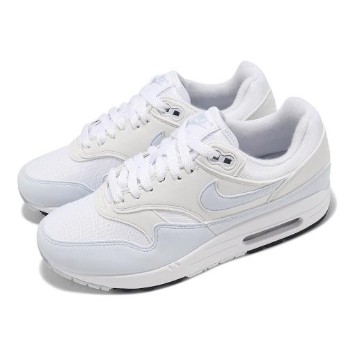 Nike 休閒鞋 Wmns Air Max 1 女鞋 白 藍 氣墊 緩衝 經典 運動鞋 DZ2628-105