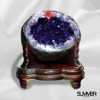 【SUMMER 寶石】烏拉圭5A聚寶錢袋紫晶洞-1~2kg (隨機出貨)