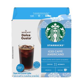 雀巢 星巴克特選冰美式咖啡 (12顆/盒) 一條三盒 / (適用 DOLCE GUSTO 咖啡機)