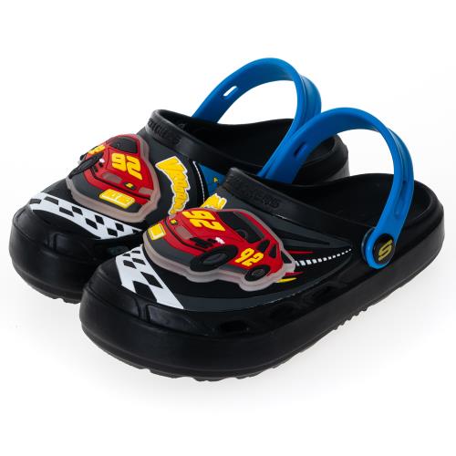 SKECHERS 童鞋 男童涼拖鞋系列 SWIFTERS (406713LBLK)