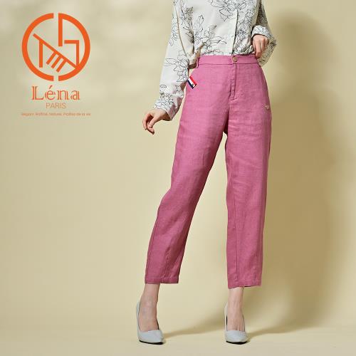 Léna法國100%亞麻精品褲-獨