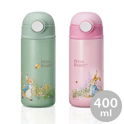 奇哥 比得兔 不鏽鋼保溫水壺/水瓶 400ml(2色選擇)