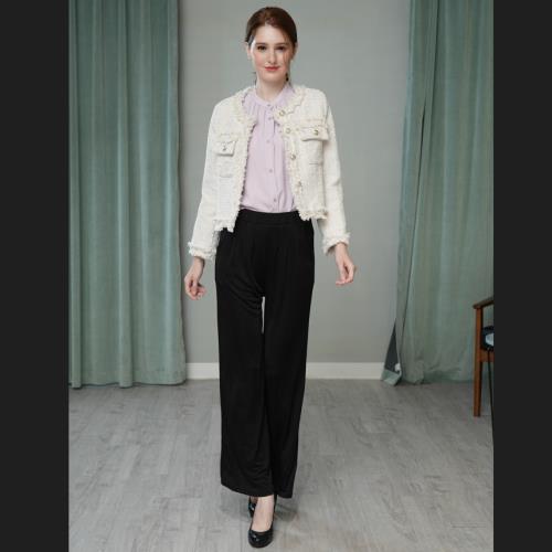 闕蘭絹年度唯一重磅真絲直筒褲-E幣