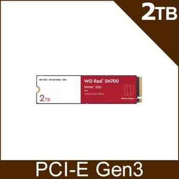 WD威騰 Red紅標 SN700 NVMe SSD 2TB (WDS200T1R0C)