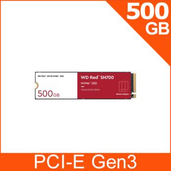 WD威騰 Red紅標 SN700 NVMe SSD 500G (WDS500G1R0C)