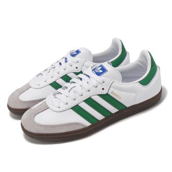 adidas 德訓鞋 Samba OG 男鞋 女鞋 白 綠 復古 休閒鞋 愛迪達 IG1024
