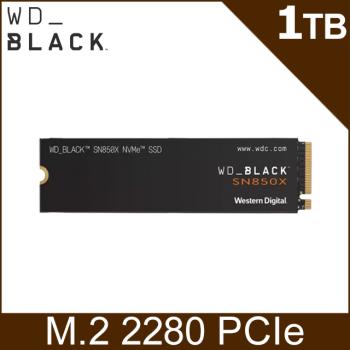 WD威騰 BLACK 黑標 SN850X 1TB Gen4 NVMe PCIe SSD固態硬碟(WDS100T2X0E)