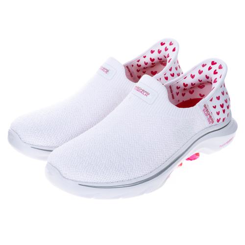 SKECHERS 女鞋 健走系列 瞬穿舒適科技 GO WALK 7 - JAMES GOLDCROWN (125239WPK)