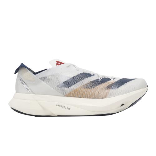 adidas 競速跑鞋Adizero Adios PRO 3 M 男鞋白黑回彈輕量運動鞋愛迪達IG6438|慢跑鞋|ETMall東森購物網
