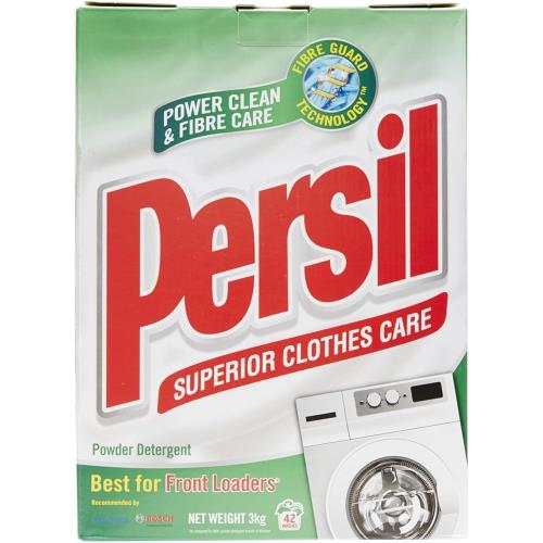 Persil寶瀅超濃縮洗衣粉--高級衣物專用配方滾筒洗衣機(3kg/盒)*2