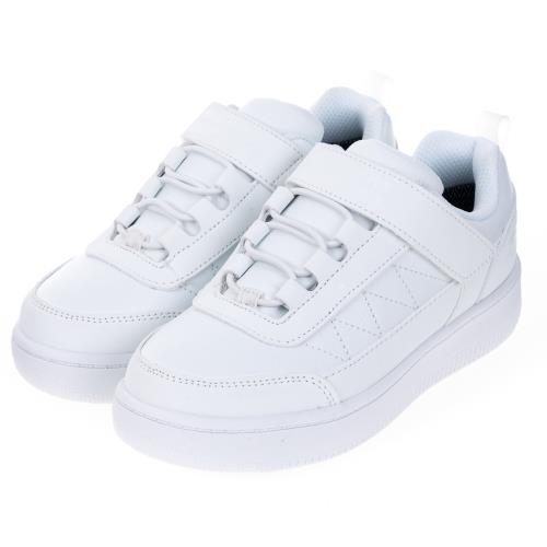 SKECHERS 童鞋 男童系列 SPORT COURT 92 (405724LWHT)