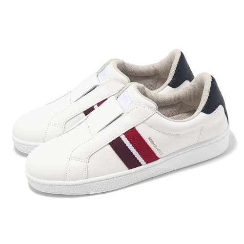 Royal Elastics 休閒鞋 Bishop 女鞋 白 紅 藍 真皮 獨家彈力帶 回彈 經典 91742019