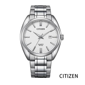 CITIZEN 星辰錶 簡約風格時尚雋永/日本機芯/不鏽鋼腕錶手錶-白色/BI5100-58A/41mm
