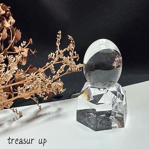 喨喨飾品】2A天然全美純淨通透22.5mm白水晶球H31|擺件/裸石|ETMall東森
