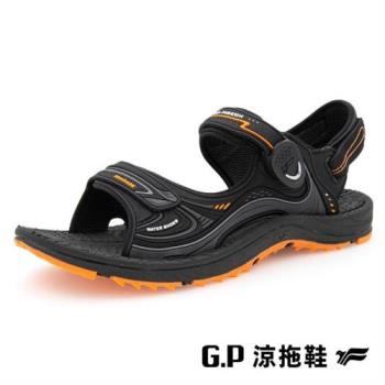 G.P 男款EFFORT+戶外休閒磁扣兩用涼拖鞋G9596M-橘色(SIZE:40-44 共二色) GP